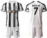 2020-21 Juventus 7 RONALDO Home Soccer Jersey,baseball caps,new era cap wholesale,wholesale hats